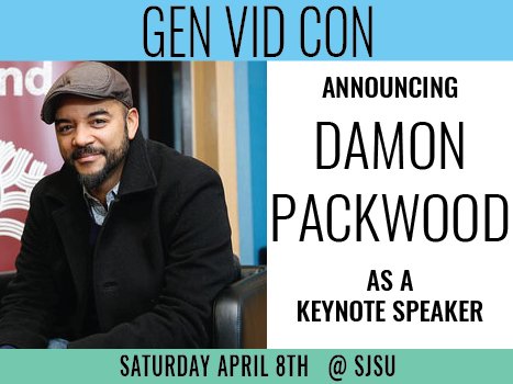 GenVidCon's tweet photo. Another awesome keynote: the @WeAreGameheads co-founder &amp; exec director @damonpackwood! Learn more &amp; register @ https://t.co/nfLP2p5feJ! https://t.co/ADr6FkH5R4
