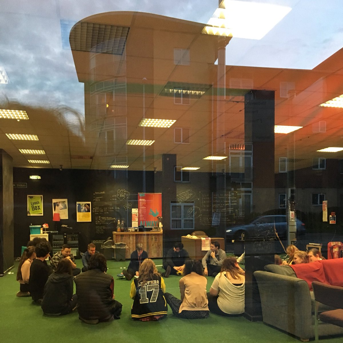 .<a href="/BelgradeTheatre/">Belgrade Theatre</a> Senior Youth Theatre rehearsing  <a href="/ShopFrontCov/">Shop Front Theatre</a> tonight &amp; all year – building links across the city's cultural ecosystem