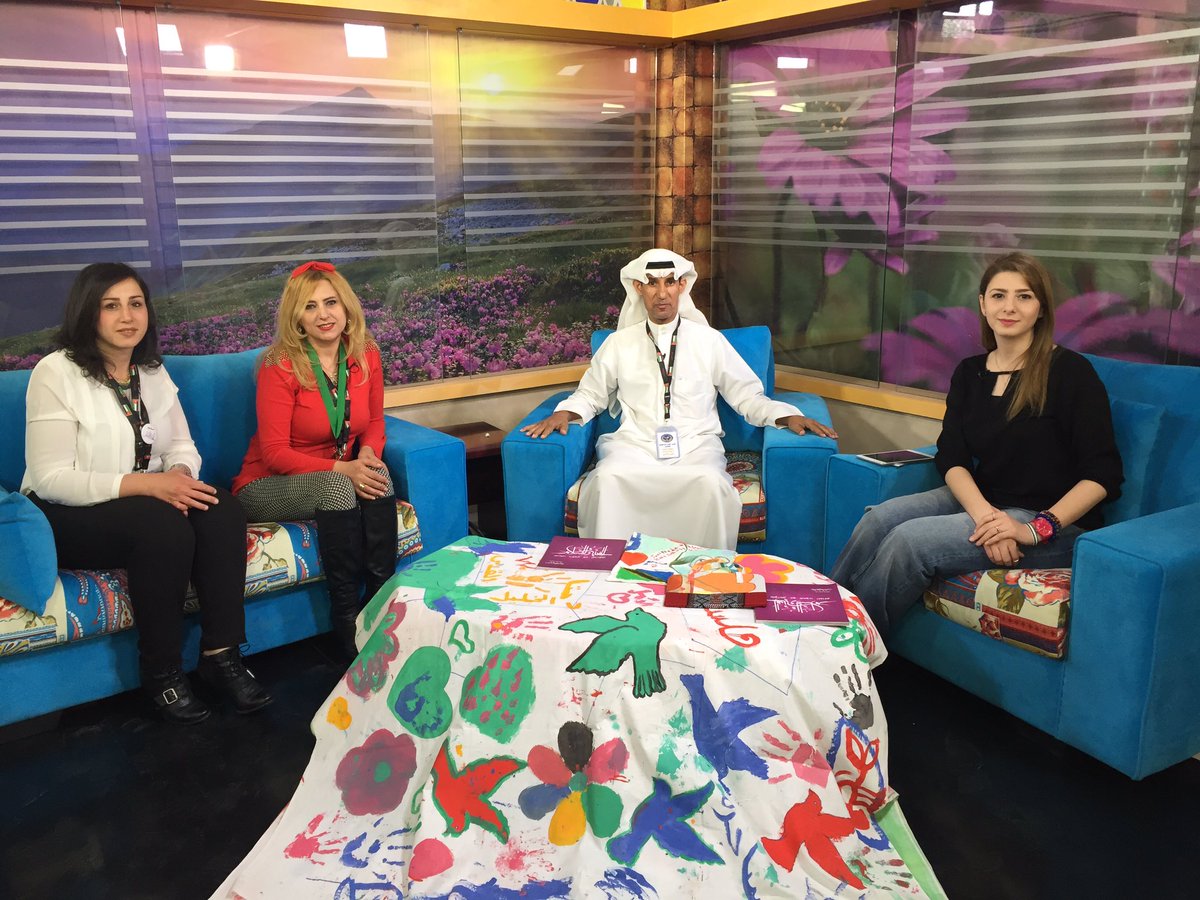 dhamenart's tweet photo. شكراً لقناة #7stars لاستضافتنا والحديث حول مشاركة #لوحة_المحبة_والسلام في المبادرات الإنسانية https://t.co/TMLd7Y1c7Y