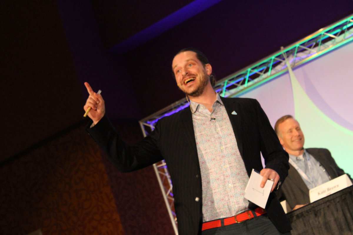 AIMInstituteOMA's tweet image. The #TechFeud is off to a hilarious start with the Execs are up first. #Infotec17