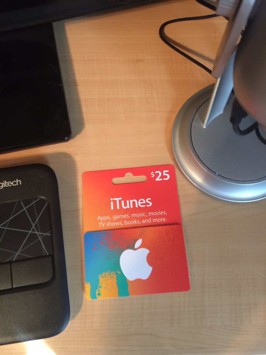 SomeDudeRick's tweet photo. Time for another giveaway!! Giving away this $25 iTunes gift card! Just follow and RT this to enter!! https://t.co/KA7JtjfCeI