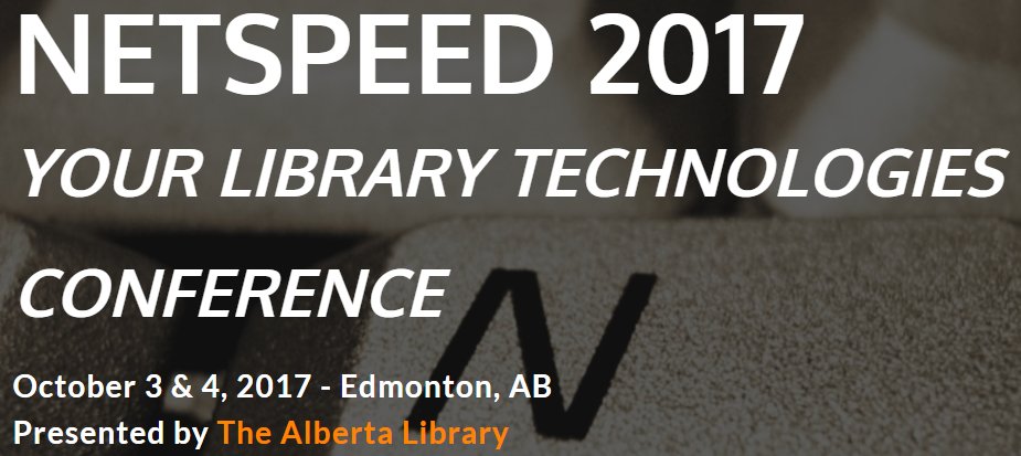 MarigoldLibSys's tweet image. Netspeed 2017: call for session proposals netspeedconference.com/call-for-prese…
#netspeed2017 #thealbertalibrary #technologyinlibraries