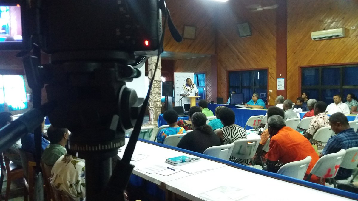 waf_fiji's tweet photo. WAF CEO, Mr Opetaia Ravai officially opens the World Water Day - Dialogue at Levuka Town https://t.co/XfYgqYRLGI