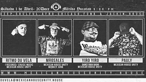 MHUoficial's tweet photo. MÉRIDA! 31 Marzo y 1 Abril en 20doce el sonido genuino del house resonará!
@yiroyiro @RitmoDuVela @PaulyMX @MRosales #housemusic #eldencing https://t.co/AS6gBp0Nqy