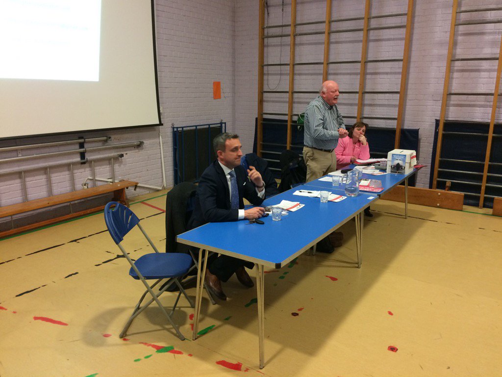 Bruce4Almond's tweet photo. An empty chair where @EDI_Airport should have been listening to #Queensferry people @EAW_group @EdWestCLP @LAHinds https://t.co/kBAqQE2uDj