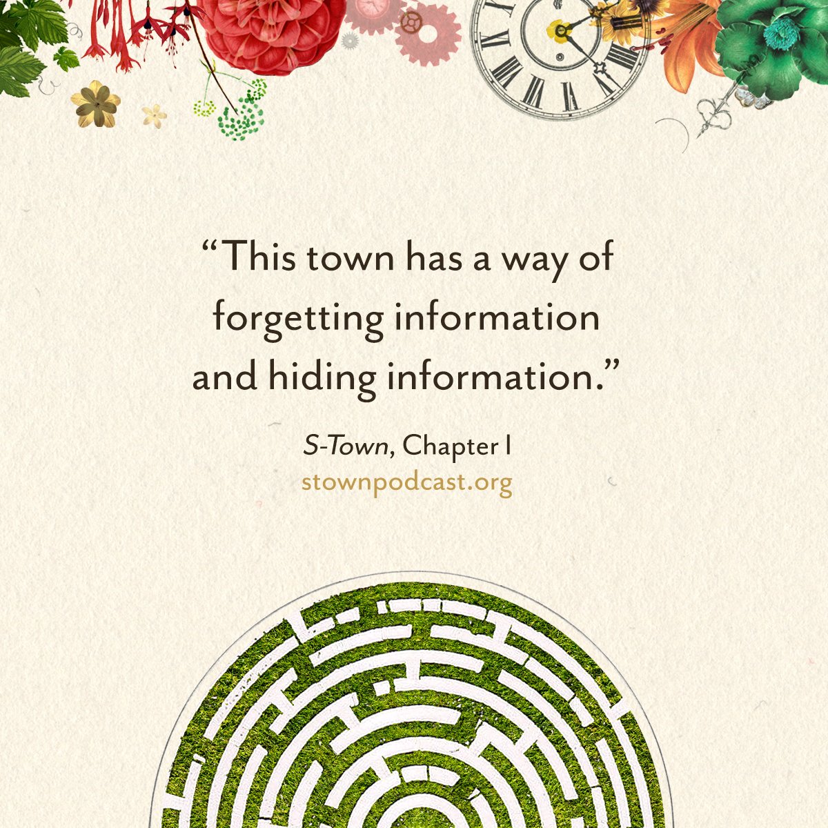 What happened in this town? Listen to Chapter I of <a href="/stownpodcast/">S-Town Podcast</a> today: bit.ly/2o2QOz2