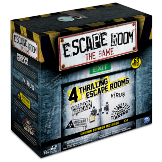 Big fan of Escape Rooms? This home version offers 4 different escape room scenarios! ow.ly/OFHI30alJoG #escaperoom #puzzlemaster