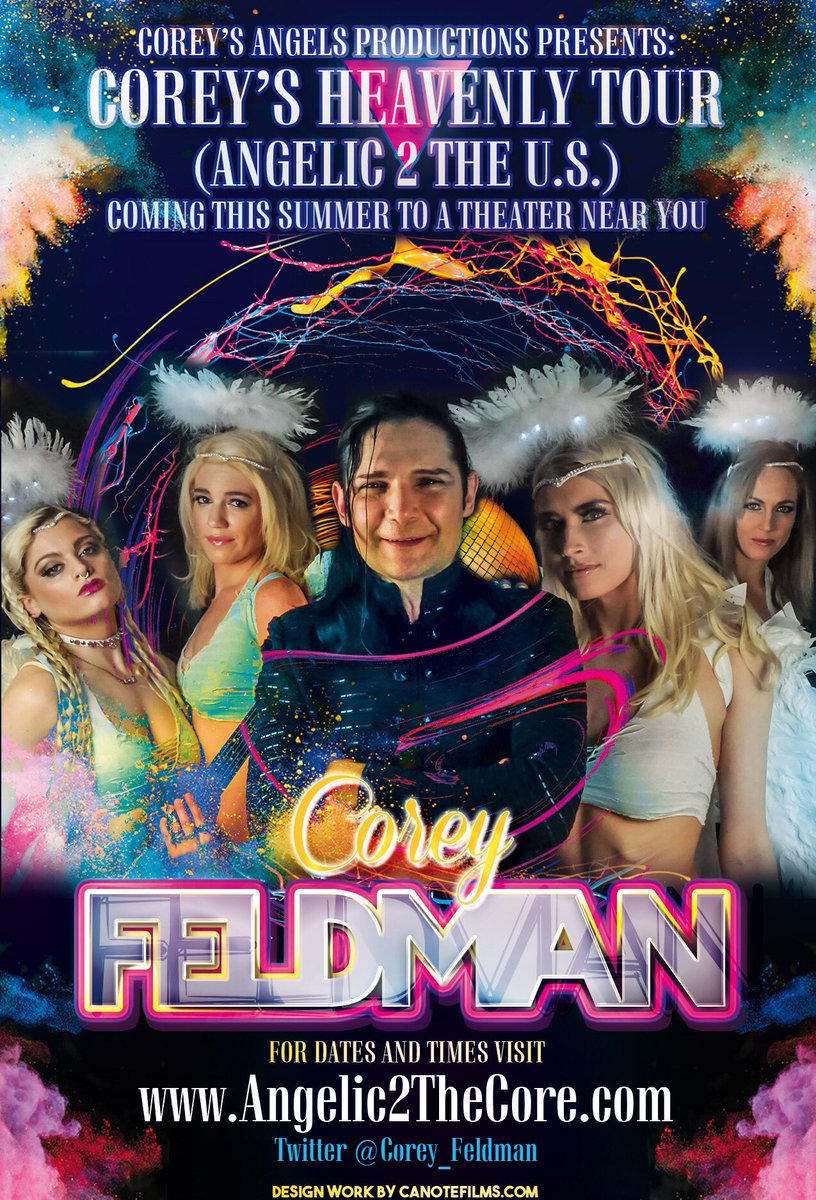 THE TIME HAS COME, THE MOMENT HAS AREIVED, FINALLY....COREY'S HEAVENLY TOUR: ANGELIC 2 THE U.S. HAS BEEN ANNOUNCED VIA MY FB PAGE...GO LOOK!