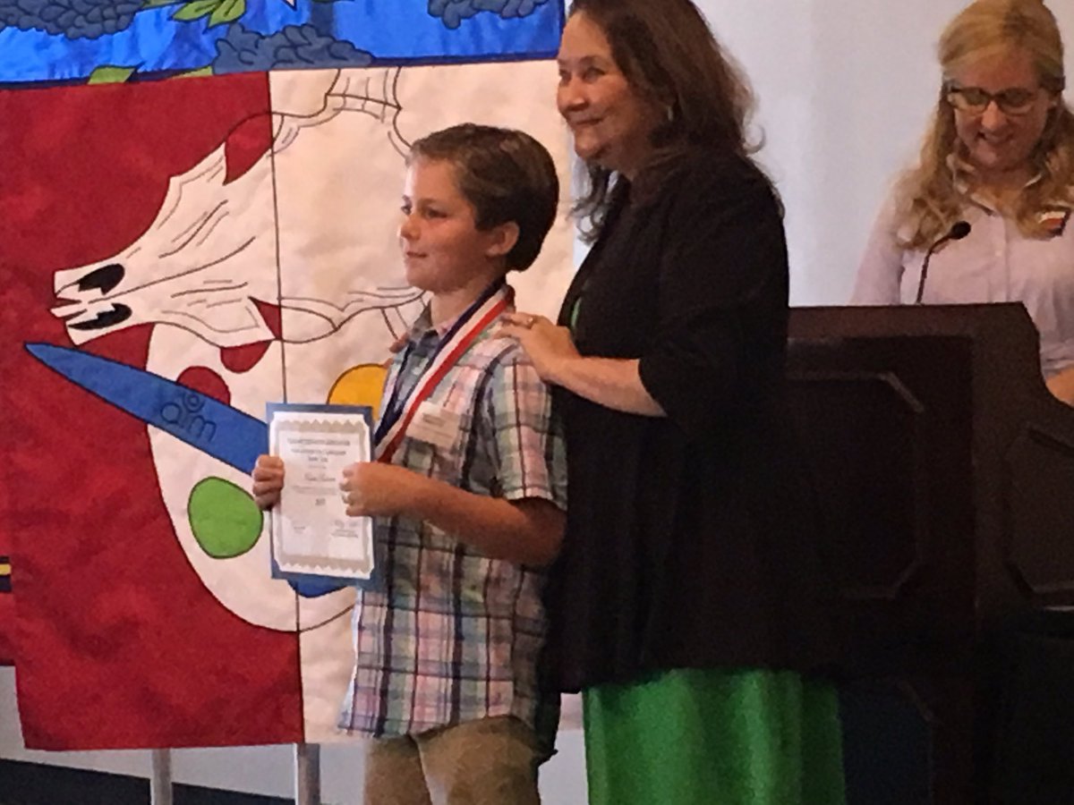 GTE_art's tweet photo. Amazing Youth Art Month reception with First Lady Abbot.in Austin for GTE's own Hogan A. @HumbleISD_GTE #txYAM17 https://t.co/v7XwU1DecI
