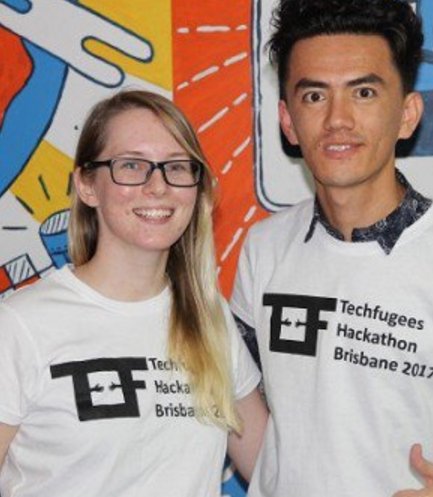 Progressive_PR's tweet image. An app that matches refugees with mentors is the winner of the TechfugeesBNE 2017 pitching competition bit.ly/2oerm75