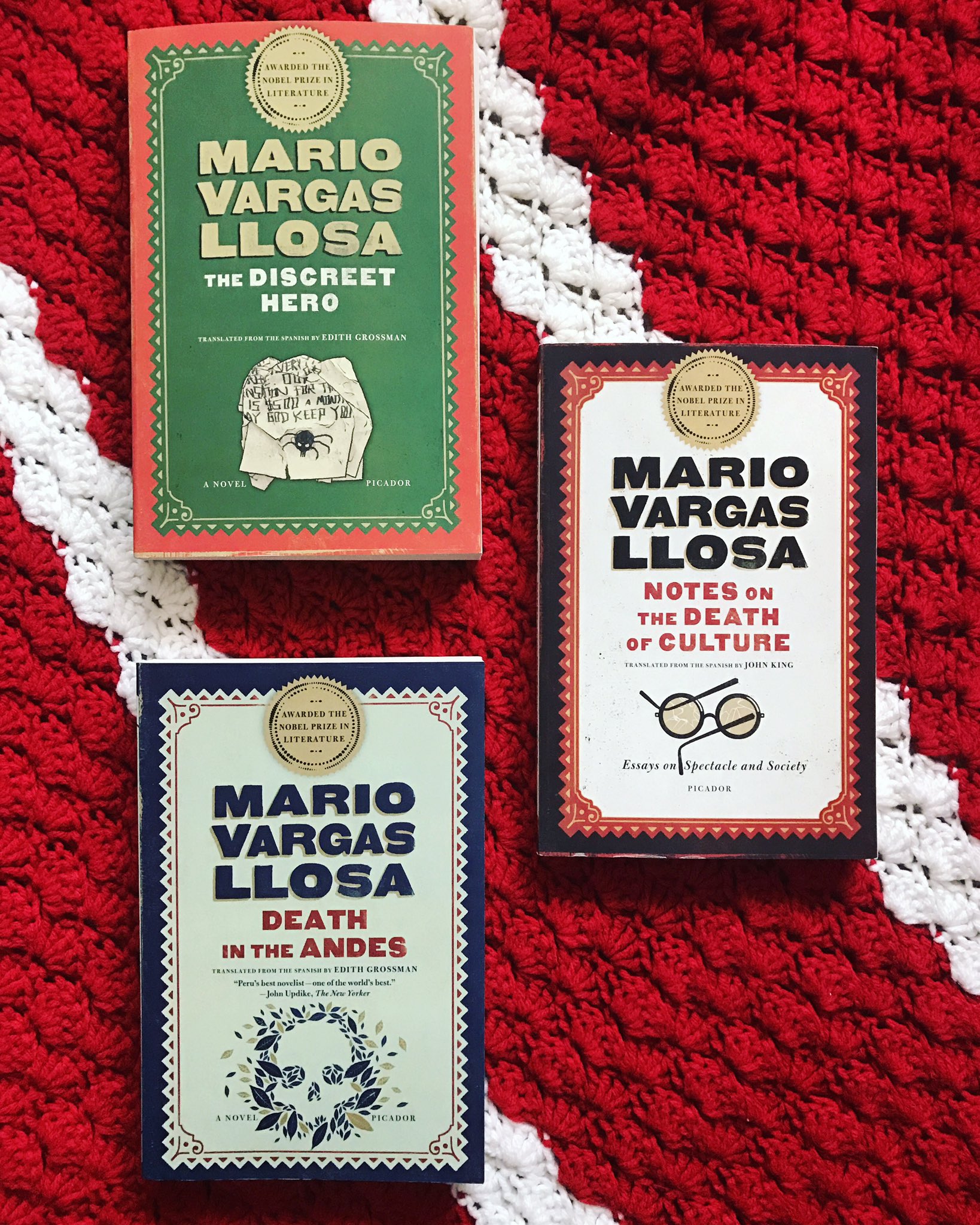  Happy birthday to Mario Vargas Llosa! The winner celebrates his 81st birthday today. 
