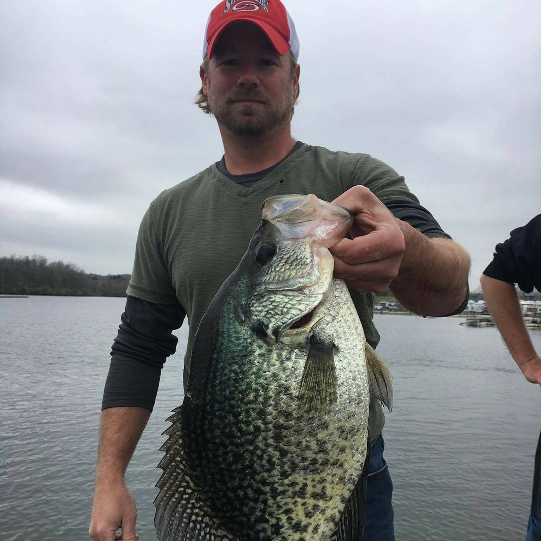 1weekendangler's tweet photo. OFFICIAL NEW BLACK CRAPPIE STATE RECORD for Illinois caught by Ryan Povolish of Carbondale @ Kincaid Lake Weight: 4lb 8.8oz. #strikeking https://t.co/xr8uZEJZEk
