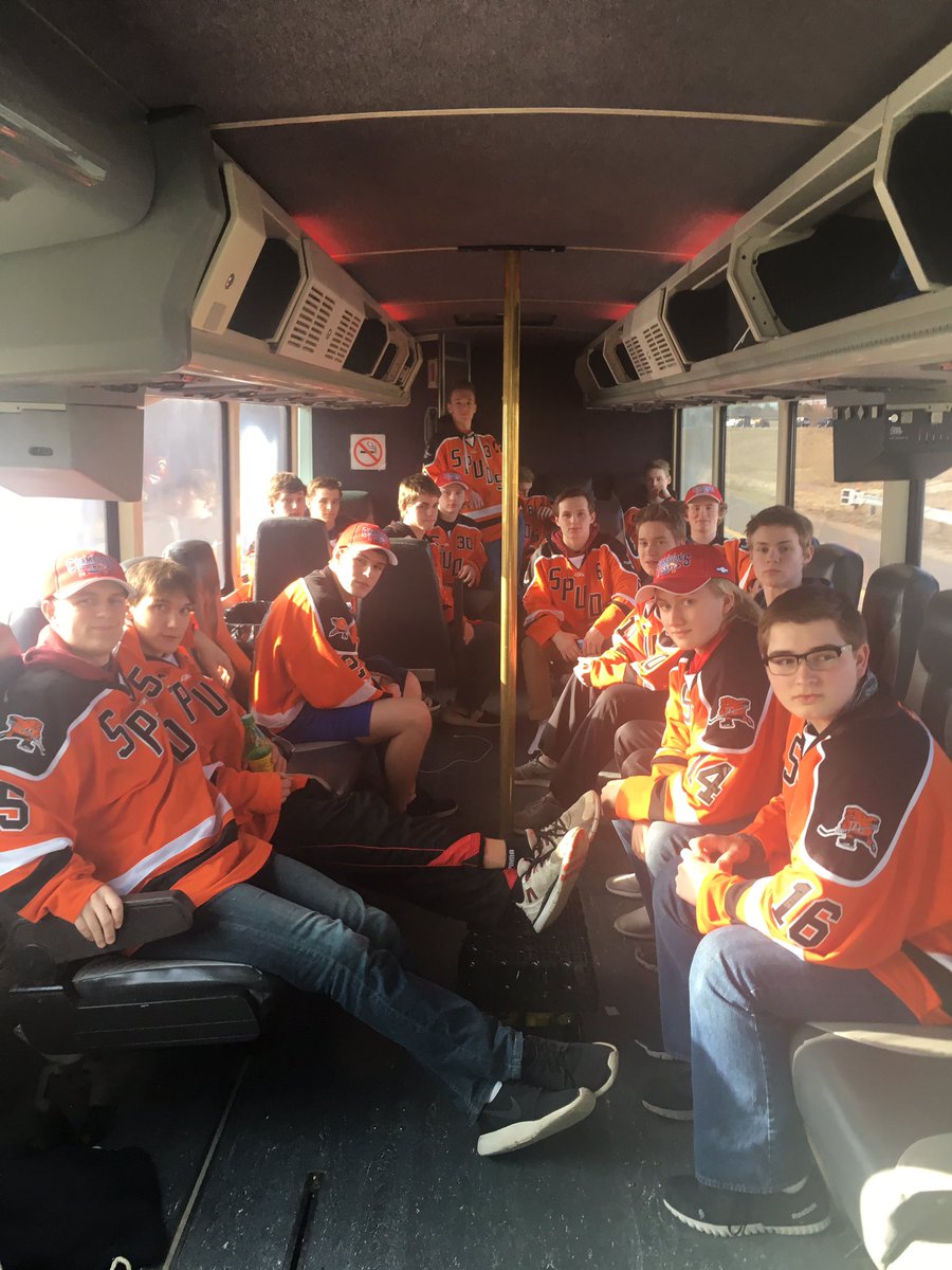 MarkMghendy's tweet photo. In the metro, Spud sweaters on ready for the game!! https://t.co/FVRuPkKBVT