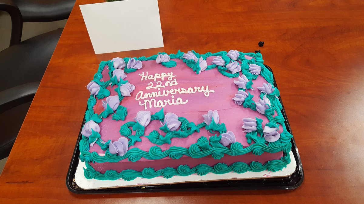 jenns2614's tweet photo. Wishing a very happy 22nd HD anniversary to Ops Mngr Maria!! We are so proud of you!! ❤❤❤ https://t.co/xGCfLZ3cVb