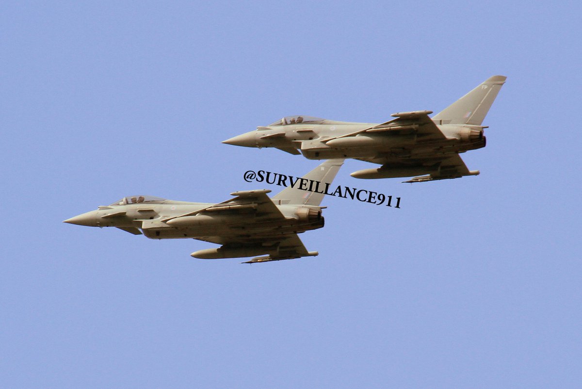 Surveillance911's tweet photo. #AtlanticTrident #LAFB #Eurofighter #Typhoon #France #Giantkiller #VaCapes #JointOps #avgeek #aviation #Military #imint @VR_FR_Spotter https://t.co/lk7u9a6V5f
