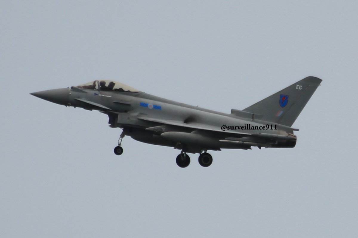 Surveillance911's tweet photo. #AtlanticTrident #LAFB #Eurofighter #Typhoon #France #Giantkiller #VaCapes #JointOps #avgeek #aviation #Military #imint @VR_FR_Spotter https://t.co/lk7u9a6V5f