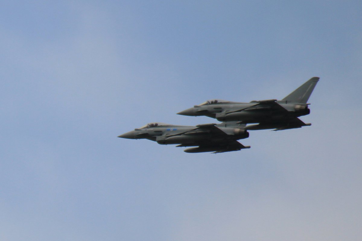 Surveillance911's tweet photo. #AtlanticTrident #LAFB #Eurofighter #Typhoon #France #Giantkiller #VaCapes #JointOps #avgeek #aviation #Military #imint @VR_FR_Spotter https://t.co/lk7u9a6V5f