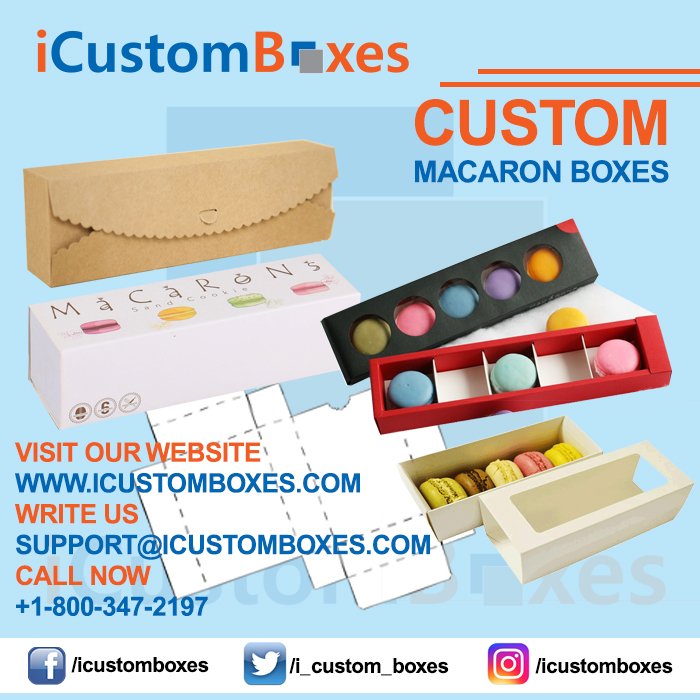 alisajohnson001's tweet image. Custom Macaron Boxes
iCustomboxes provide packaging and printing Services
#CustomMacaronBoxes #MacaronBoxes #MacaronBoxesPackaging #Macaron