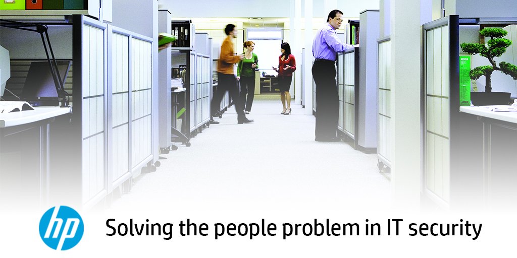 MichaelHowardHP's tweet photo. The biggest #InfoSec threat in your company? Your employees. Read my take on how to fix the People Problem: https://t.co/vSASw6IwEX https://t.co/XnZHIQQi5G