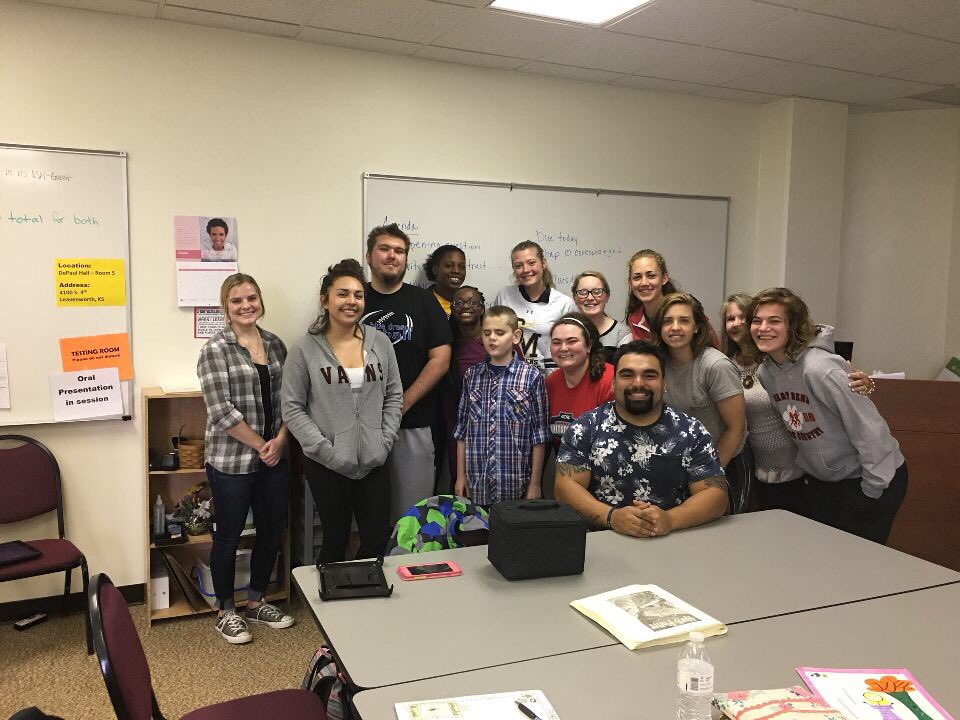 MsSingleton2018's tweet photo. Learning today from a blind student about what it's like to be a blind student, how to offer support to the student, and so much more! https://t.co/LDQQjYMYuS