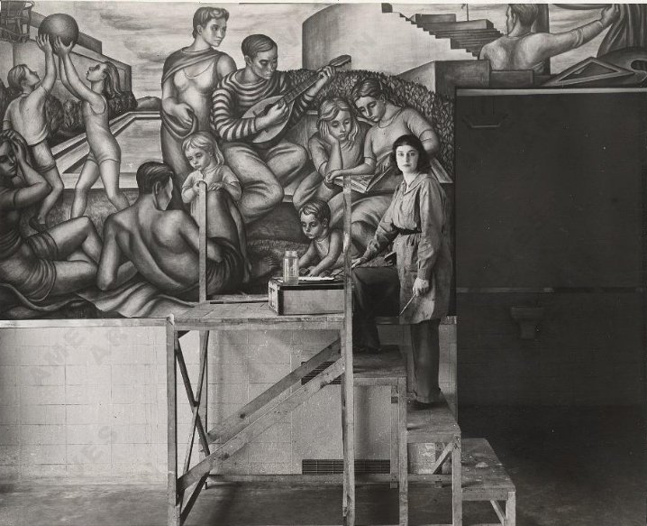 artsy's tweet photo. How artists helped the U.S. recover from the Great Depression: https://t.co/HCIOVyzwwc https://t.co/daAOgyZ5aE