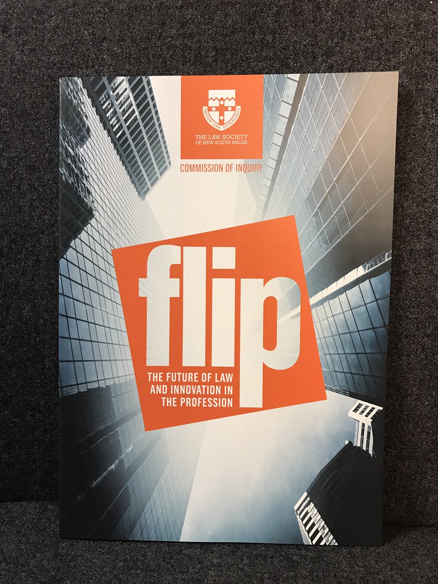 LSNSW_President's tweet image. So excited at launch of landmark report @FLIPLawSociety: extensive research &amp;amp; 100+ witnesses will inform future for lawyers @LawSocietyNSW
