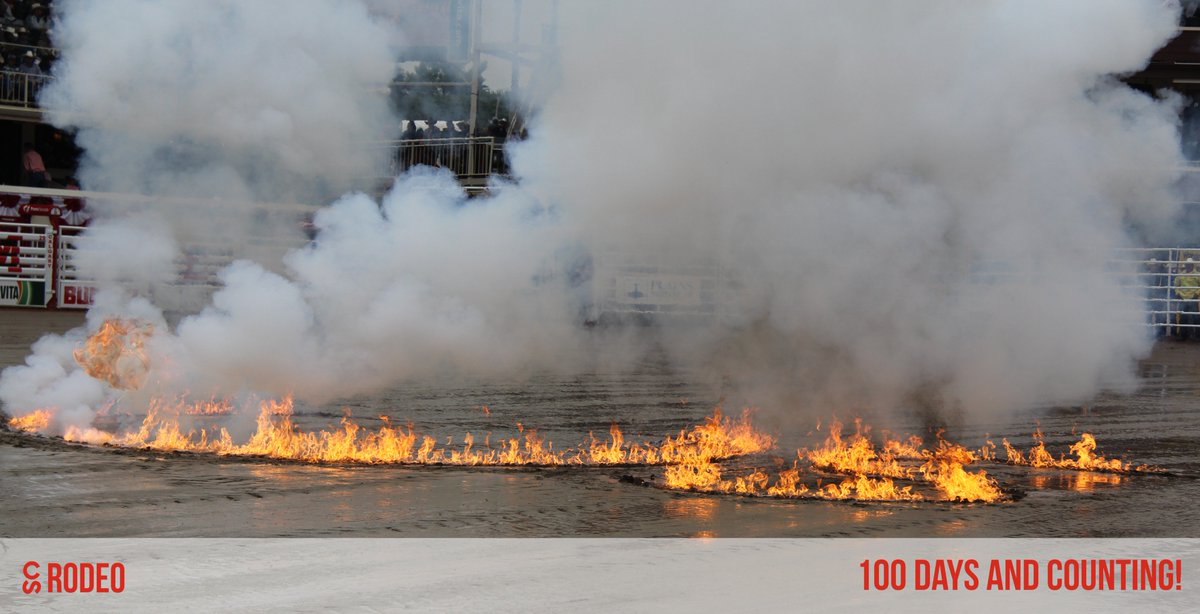 CS_Rodeo's tweet photo. We can't wait to see this burning bright in the arena 100 days from now! https://t.co/z6HXZ1RRRl