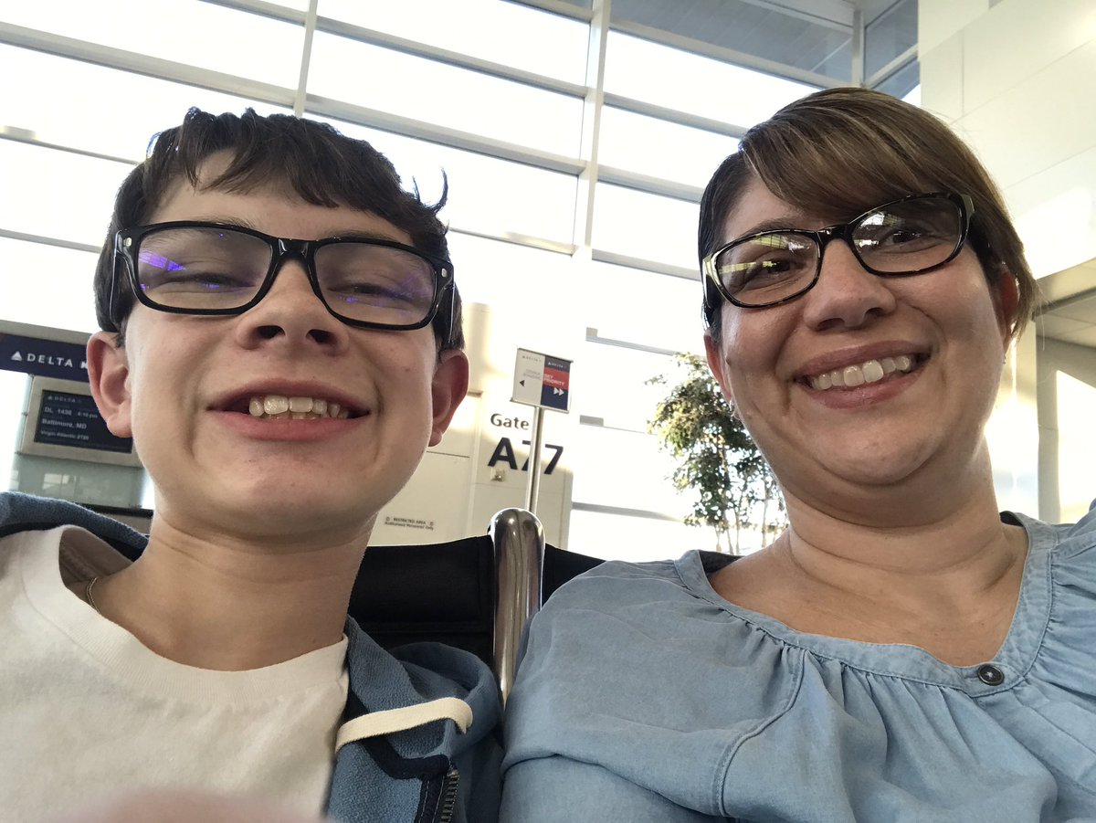 whats4GFdinner's tweet photo. Excited to be headed to TX w/my son tonight...we'll be sharing What's4GFdinner & new snacks/treats from Dallas! #GFTexas #GFDallas #GFtravel https://t.co/qHGWxpoEQt