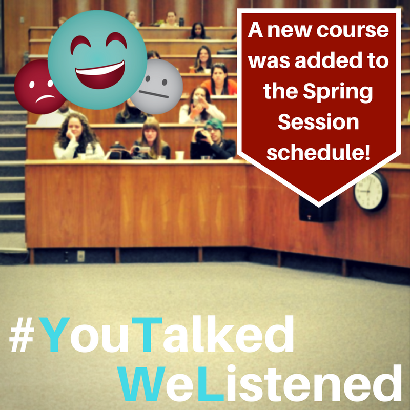 OUFastFeedback's tweet image. Hey Fast Feedbackers, ever wonder what we do with your feedback?! We use it to enhance your OU experience! #YouTalked #WeListened