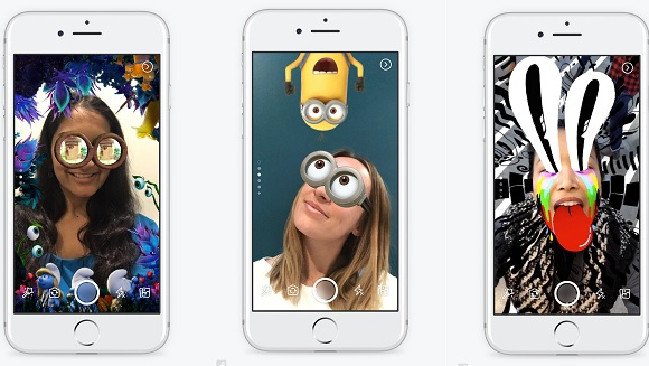 Facebook launches in-app camera effects to take Snapchat's augmented reality fun to masse...news.com.au/technology/gad…