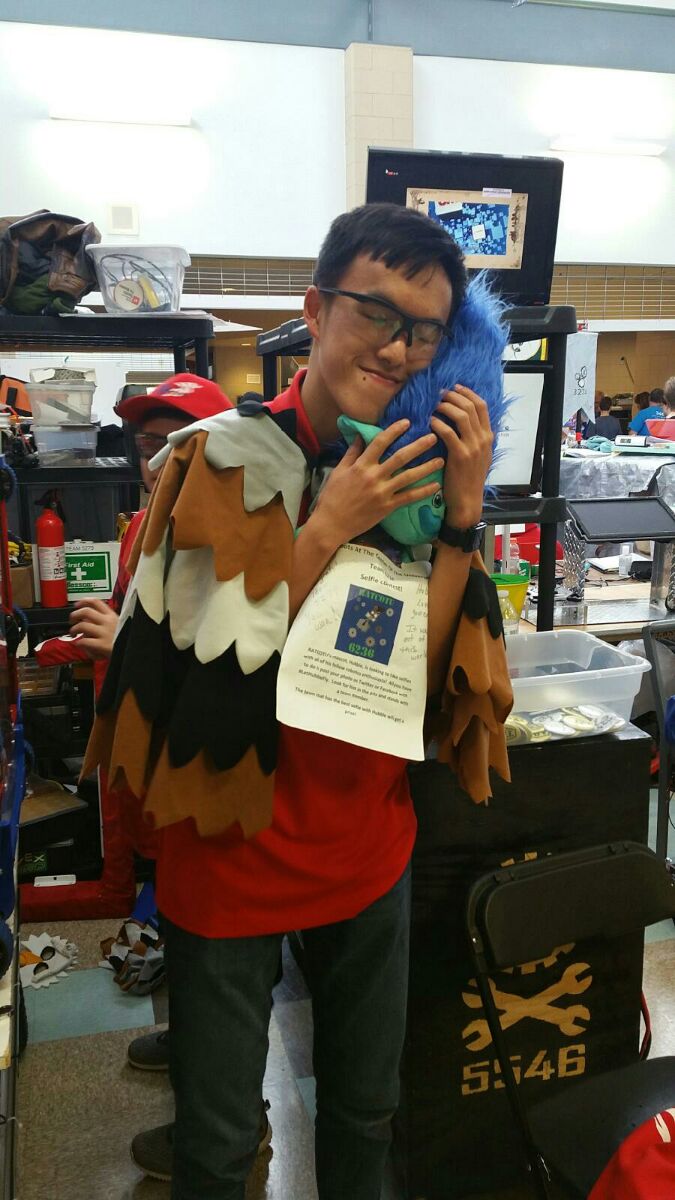 Thanks <a href="/team5279/">Altavista Robotics</a> for entering our Selfie Contest <a href="/FIRSTChesapeake/">FIRST Chesapeake</a> Central VA District Event! Hope you love your prize! #FIRST #LetHubbleFly