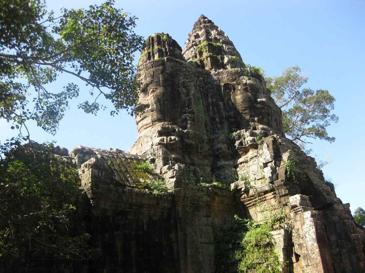 MillieGoes's tweet photo. Always look up when exploring, you'll get some amazing #Views - #AngkorWat #Cambodia https://t.co/MdOlCME2zQ