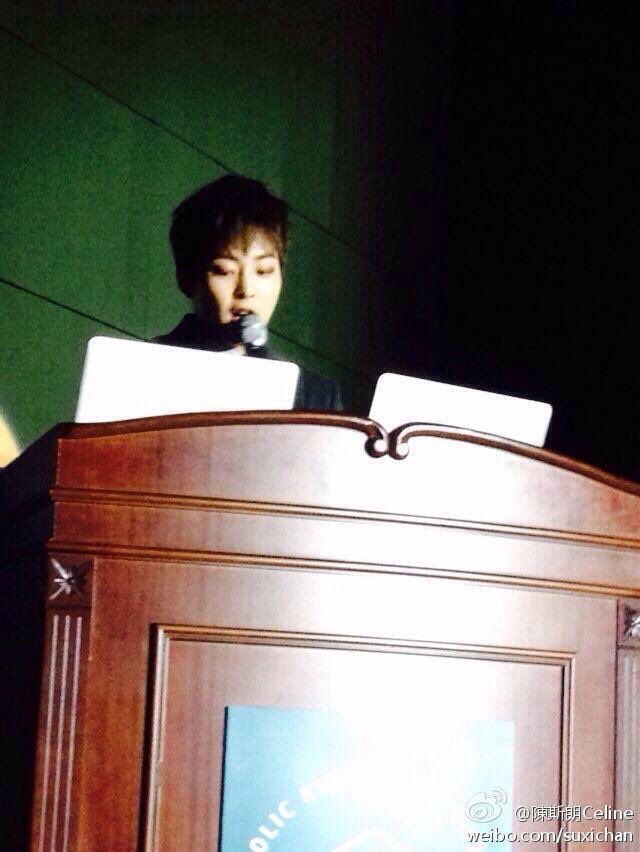 peachysooo's tweet photo. Xiumin: “Hi everyone, i'm a music practical masters student Kim Minseok“

what an inspiration 👏🏻 https://t.co/9GbiPMbsez