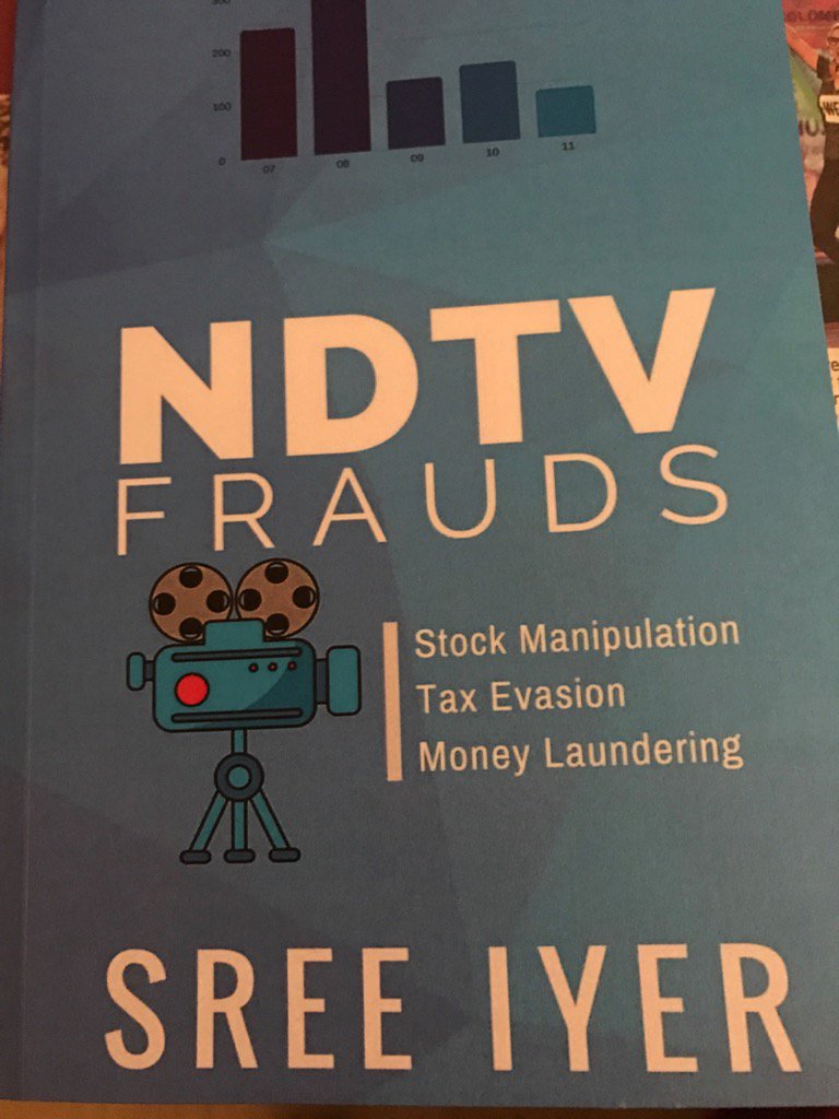 TheVijayMallya's tweet image. Just received this book. And NDTV relentlessly slam me on all false allegations. Poetic justice.