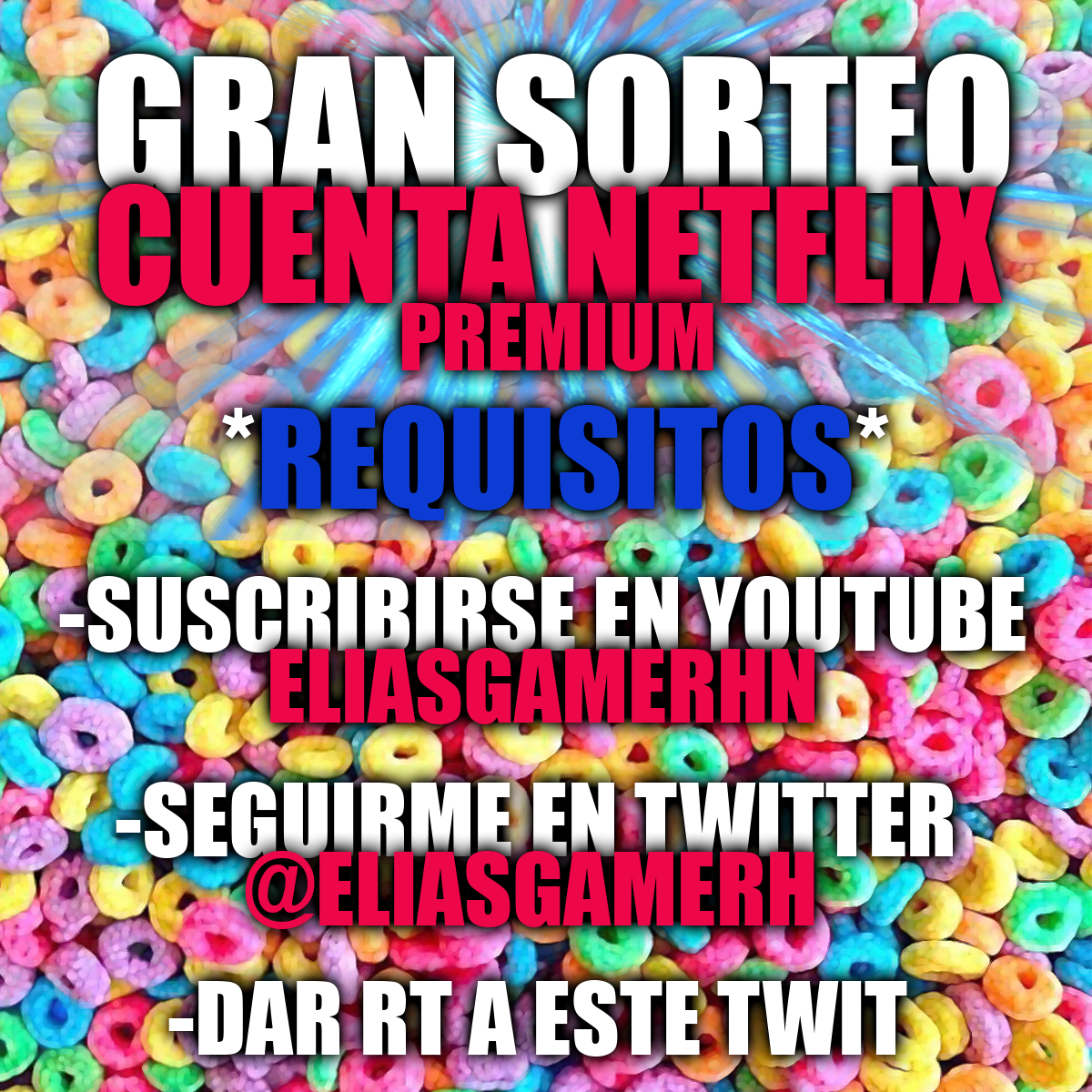 darkclytv's tweet photo. 🔥GRAN SORTEO DE UNA CUENTA NETFLIX PREMIUM GRATIS🔥
⛔️IMPORTANTE CUMPLIR LOS 3 REQUISITOS PARA PODER RECIBIR EL PREMIO⛔️ FAV❤️PARA MÁS! 💕😊 https://t.co/g1P7QjRe70