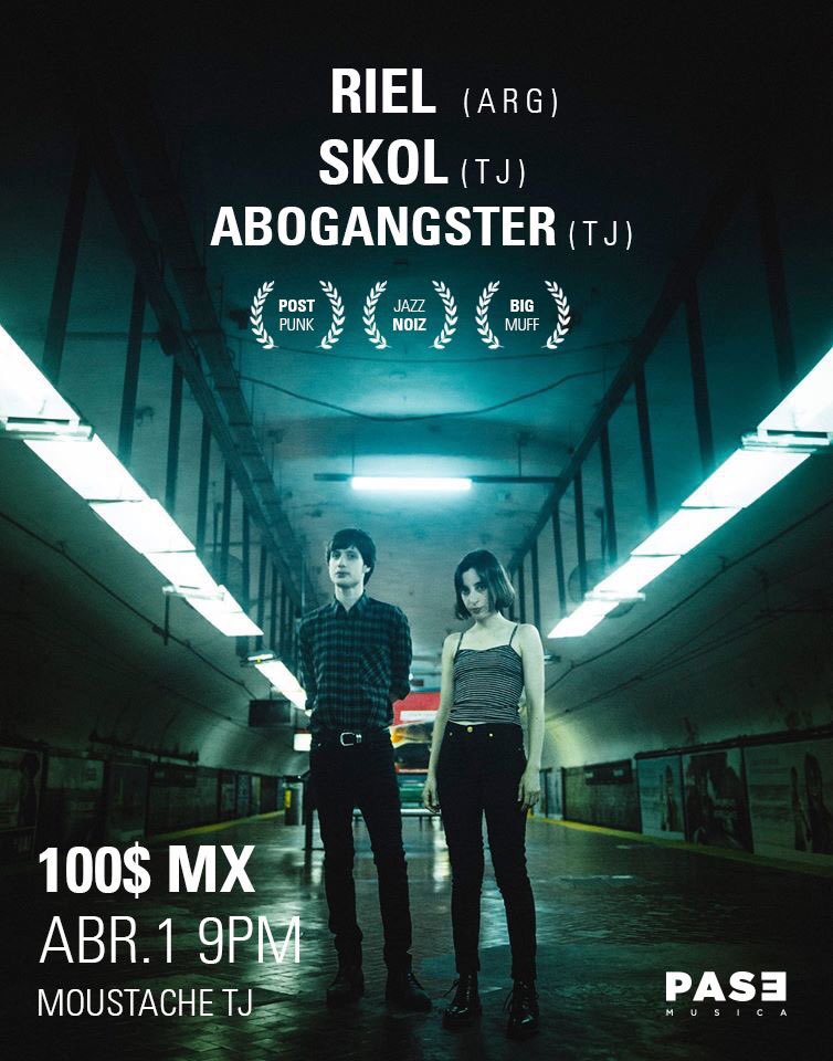 PASEmusic's tweet photo. #sabado 1ro de #abril en @MOUSTACHETJBAR con @losriel @SKOfLizard #abogangster #velocetkorova #thetissues #sculptureclub +18 $100 9PM https://t.co/hsgbDnyTpY