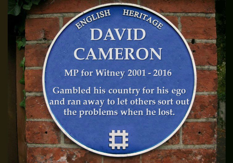 For the generations to come, nobody should ever be in any doubt about whose fault this is.
