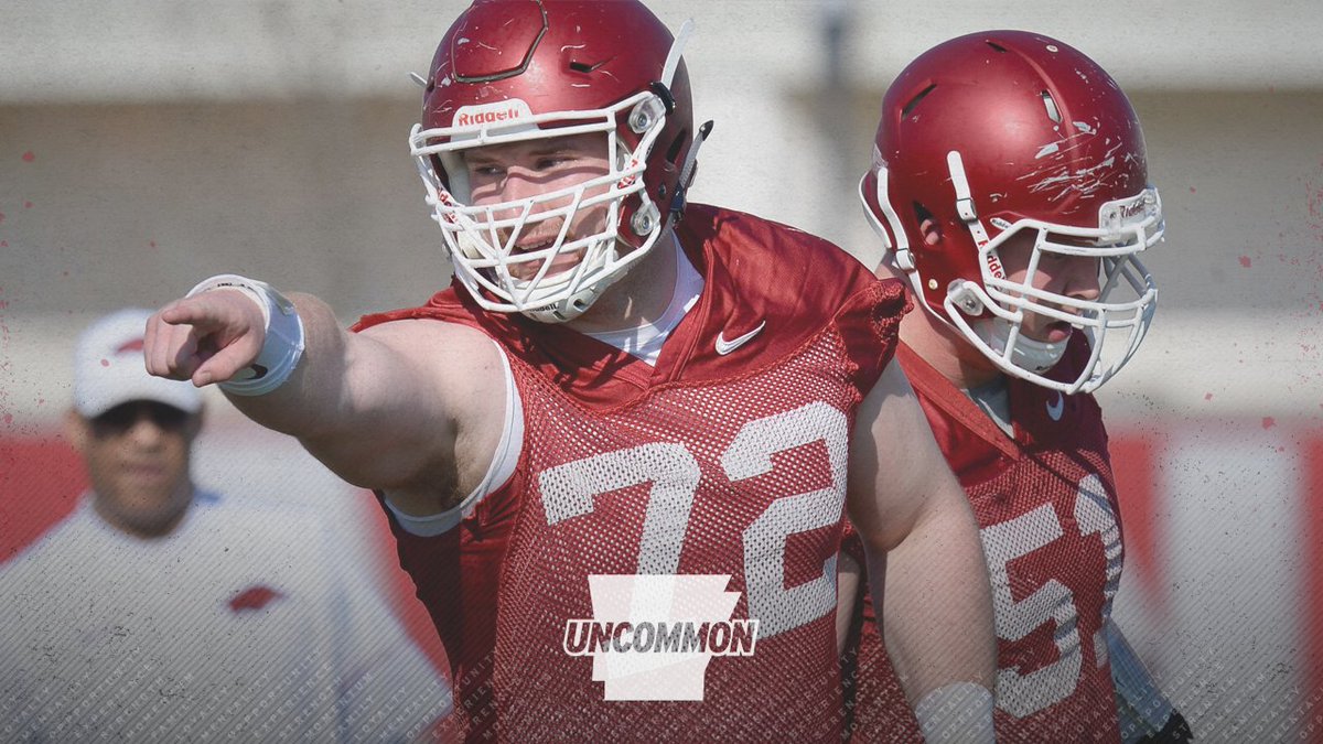 RazorbackFB's tweet photo. Day 1 โ
#UncommonMentality https://t.co/JDLKp3F1Ec