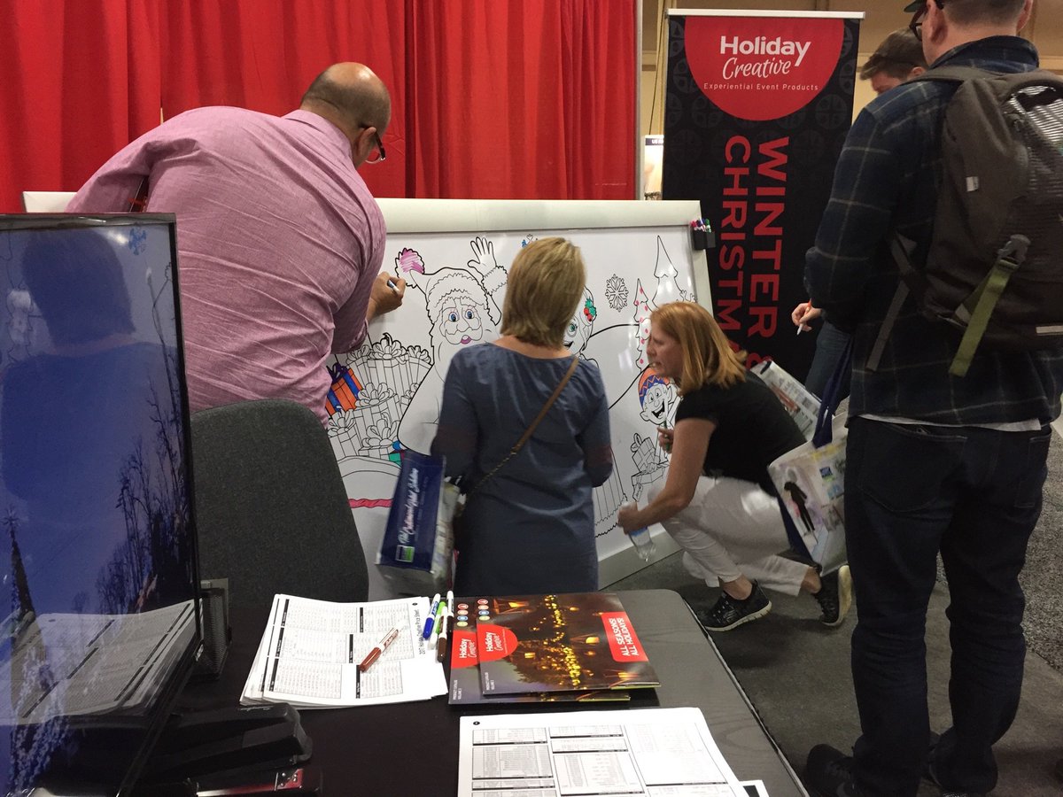 holidaycreative's tweet photo. Is that the all new #HolidayCreative catalog I see?! Check it out at #GlobalShop booth #5705. https://t.co/e4UEjdaIRd