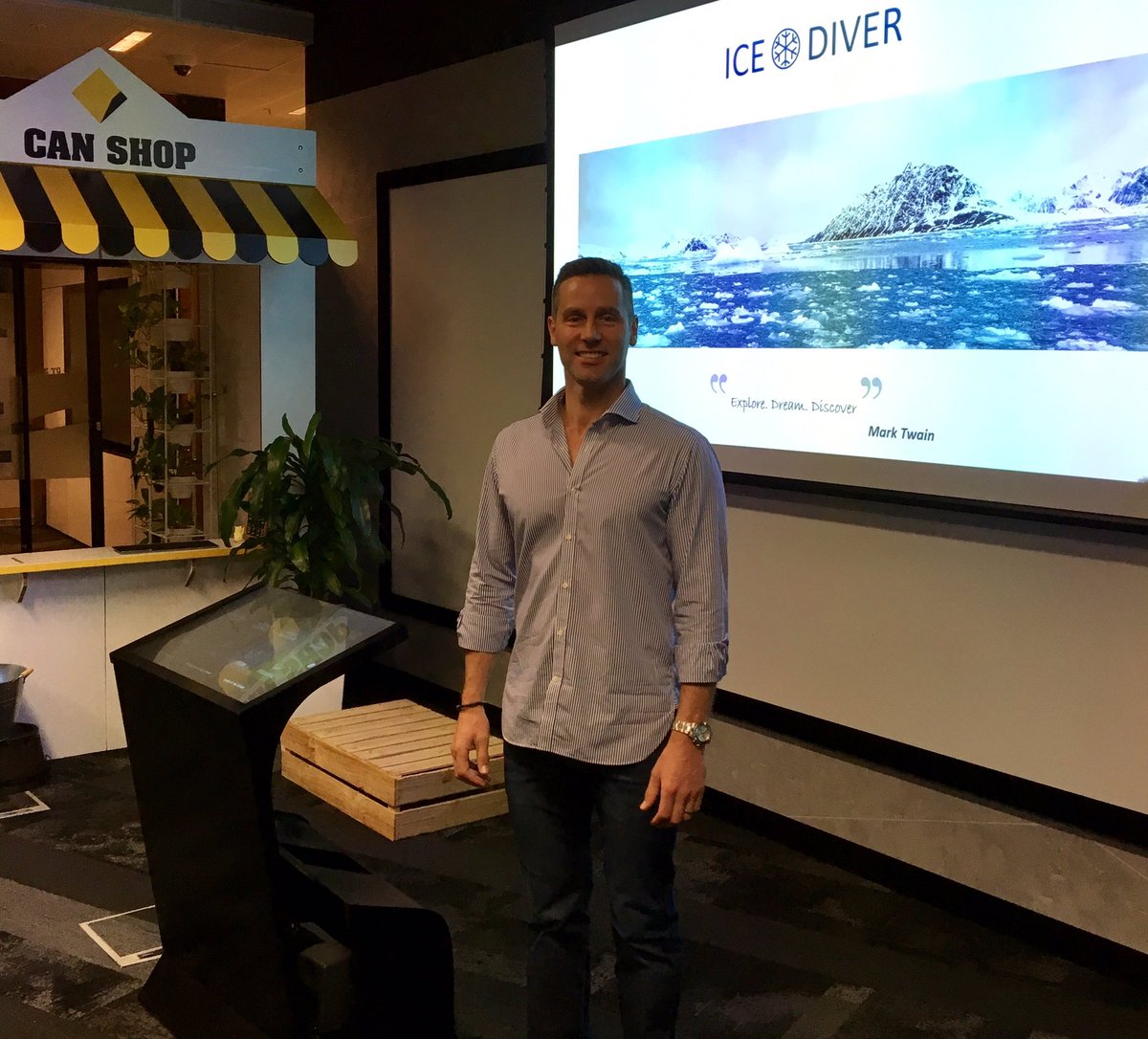 Innovation can come from the most unexpected places. Speaking at the Innovation Lab at #CBA today on #icediver