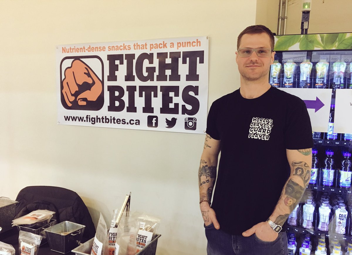 FightBitesInc's tweet photo. Our founder Jack is tabling @fightforherTO tonight, a fundraiser for @SisteringTO. Great event. #Kickboxing #WomenFighters https://t.co/lPLn3F26xb