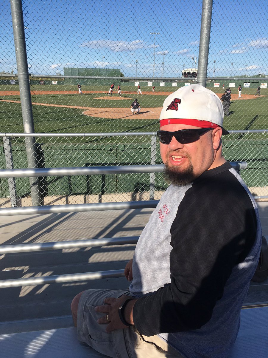 cshbaseball's tweet photo. Heading to B3 chargers down 4-1 heading to bat some luck from hometown voice Mr. Brich! https://t.co/vN9vWnvtCn