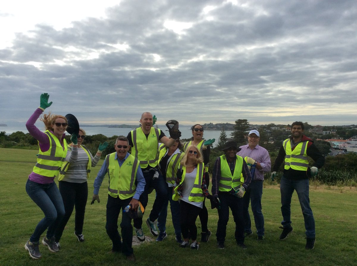 Huge thanks to <a href="/Qantas/">Qantas</a> in AKL for all your help removing invasive kikuyu grass that prevents harakeke (native flax) from thriving!