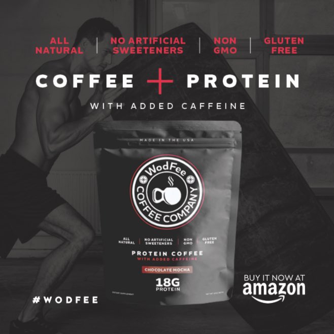 WodFee's tweet photo. It's only a few weeks out!!! Who else is excited for WodFee Coffee + Protein?!?! https://t.co/XvK1GyS3WA