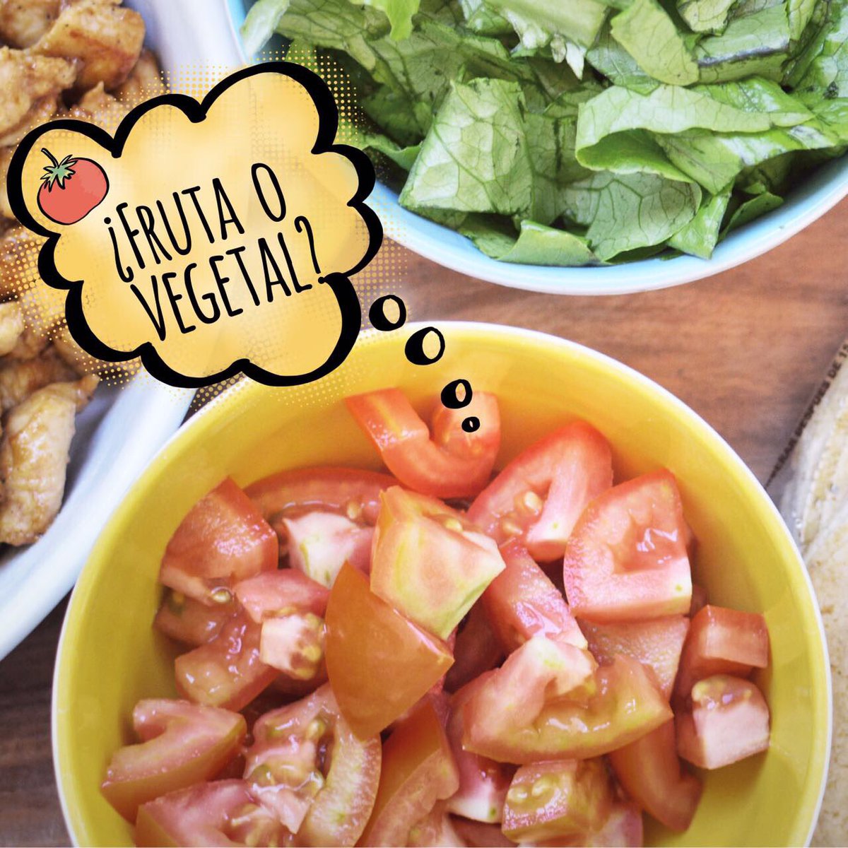 myQuickBites's tweet photo. ¿El #tomate es #fruta o #vegetal? Sabían que aunque al cocinar lo usemos como vegetal, el tomate es una fruta. https://t.co/rqs6yI6nyC