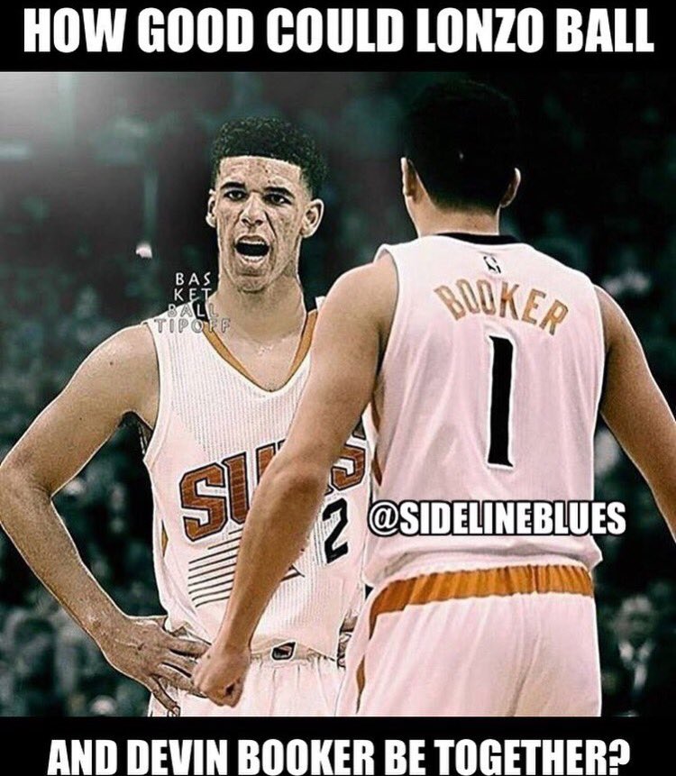 JWietelmann's tweet photo. Everyone thinking this is gonna happen I would rather have fultz over lonzo tbh. @brawadis https://t.co/AN0dYD8kzI