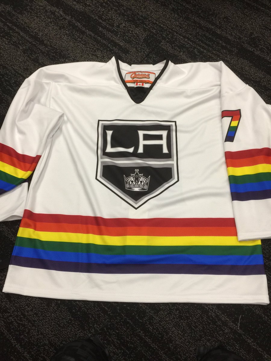 Bailey LA Kings on X: Pride night jersey up for auction. Direct message me  your bid.High bid at the end of the game will win the jersey! size 54  #LAKINGS  /