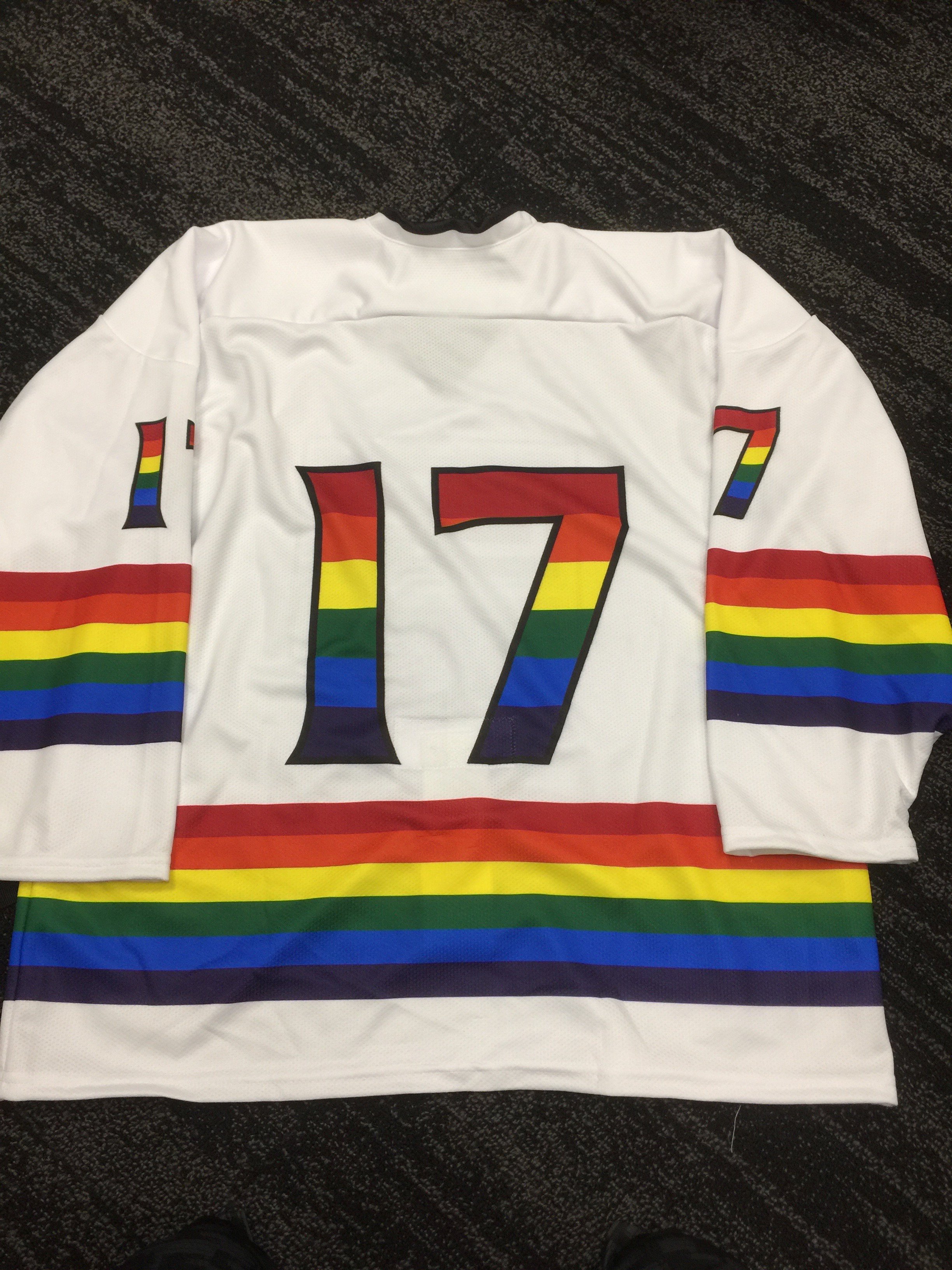 Bailey LA Kings on X: Pride night jersey up for auction. Direct message me  your bid.High bid at the end of the game will win the jersey! size 54 # LAKINGS  /