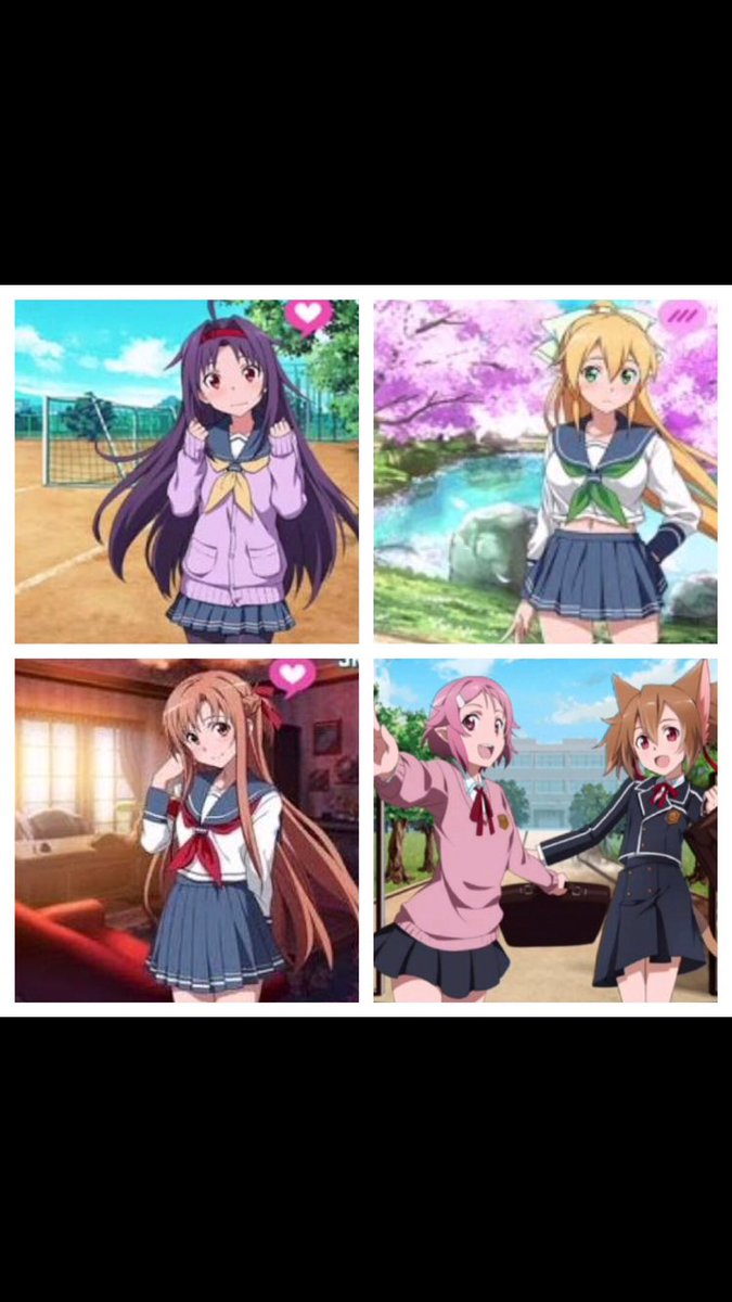 Twitter पर サオりん Sao好き 学生服姿のみんなまとめたけど やっぱりユウキ可愛すぎる ソードアートオンライン好きな人rt ソードアートオンライン Sao Sao好きと繋がりたい Twitter पर サオりん Sao好き 学生服姿のみんなまとめたけど やっぱりユウキ可愛すぎる ソードアートオンライン好きな人rt ソードアートオンライン Sao Sao好きと繋がりたい