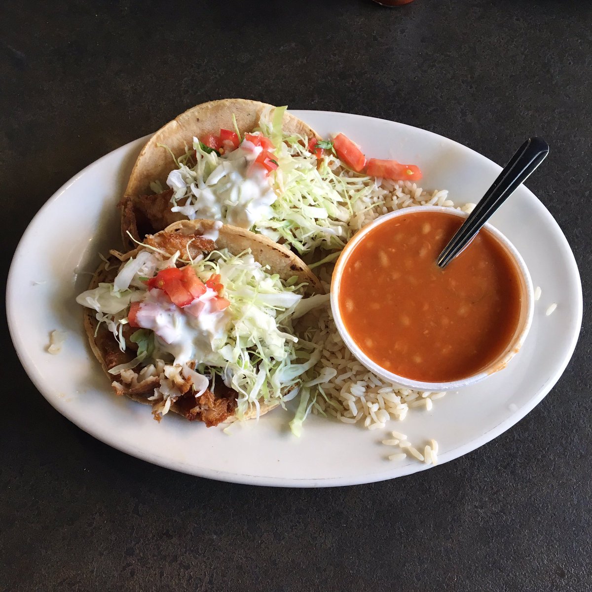 spoon_ucsd's tweet photo. Fish tacos 🐟🌮 #spoonfeed #tacotuesday #food #eats https://t.co/PYKn1wmPBJ